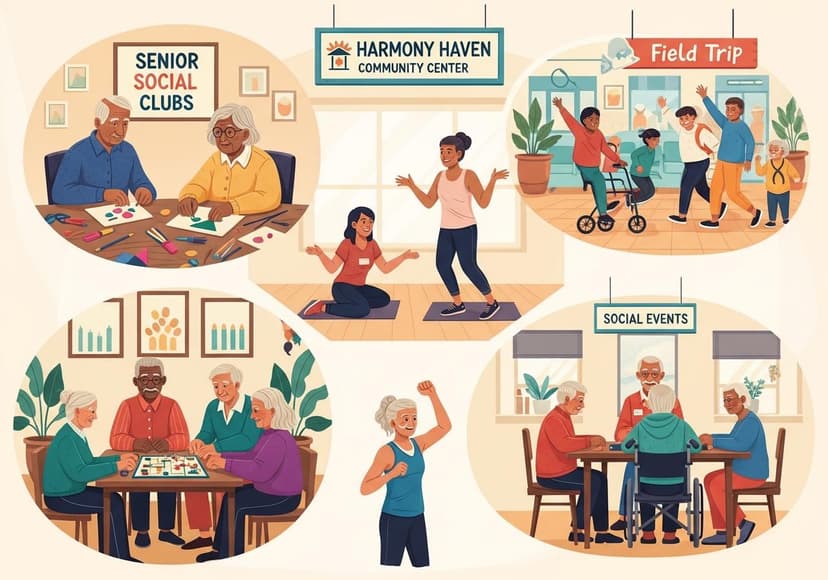 Activities In Senior Social Clubs