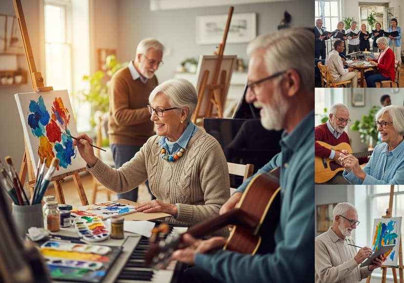 Art And Music Inspiring Seniors