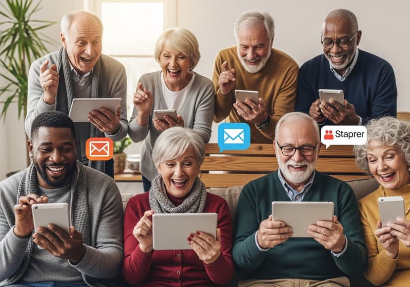 Connecting Seniors Online Via Social Media