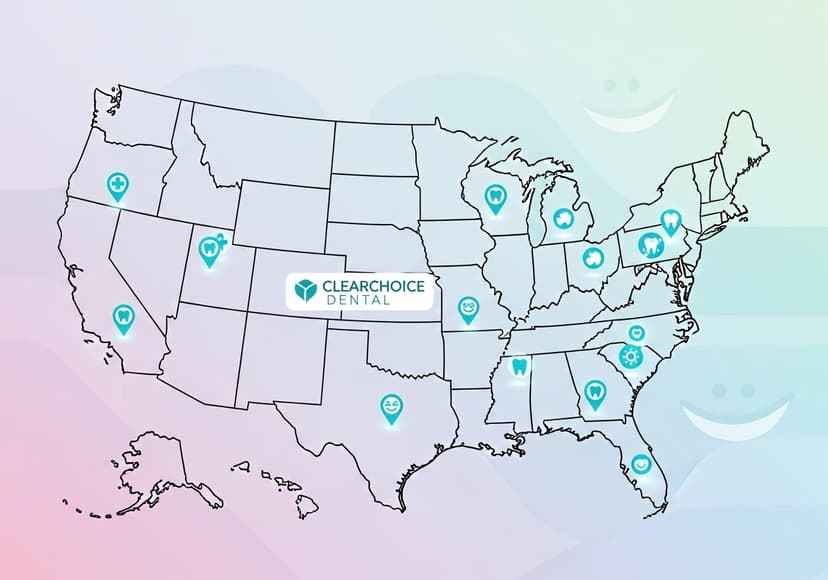Map Of Clearchoice Locations Nationwide